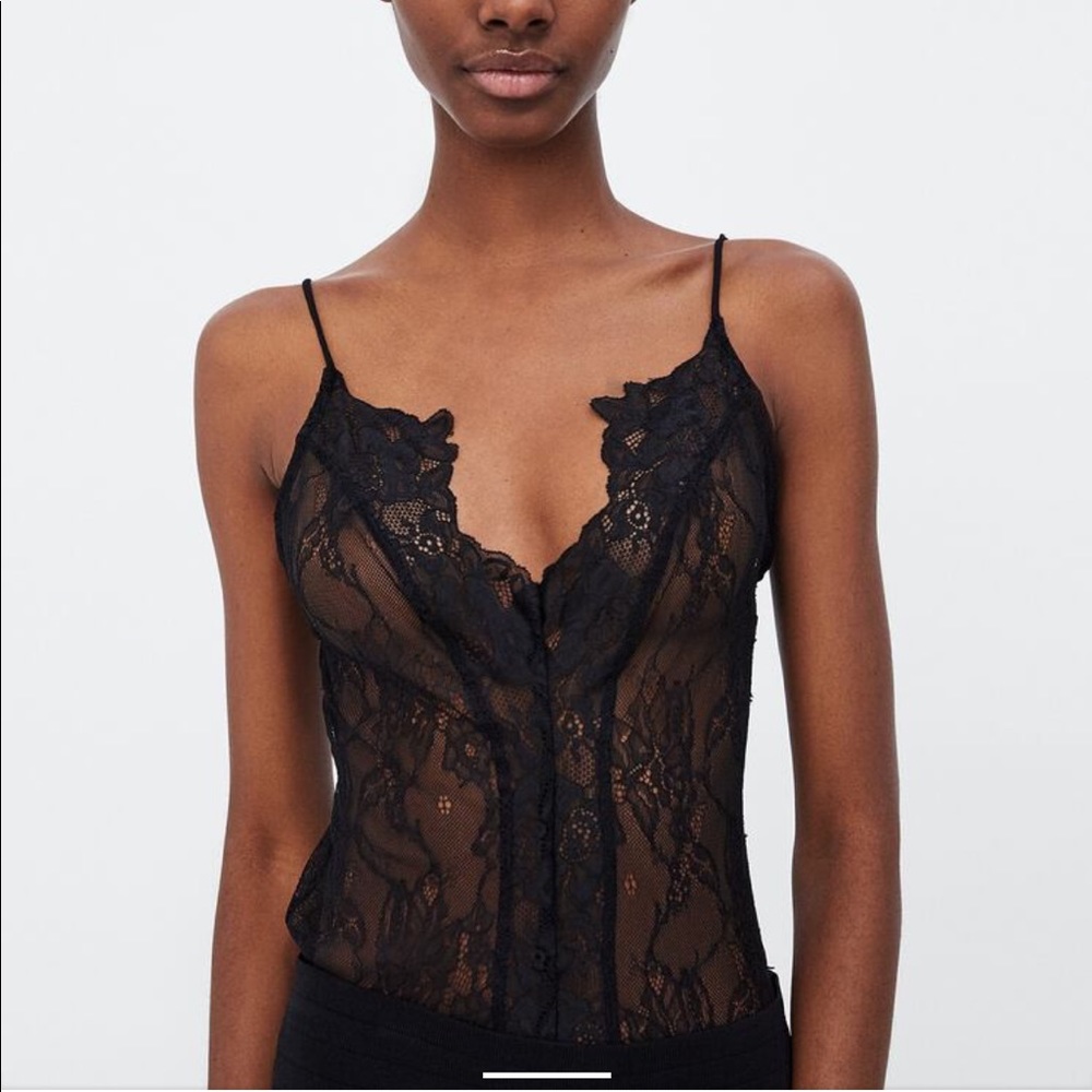 NWT Zara Lace Body Suit